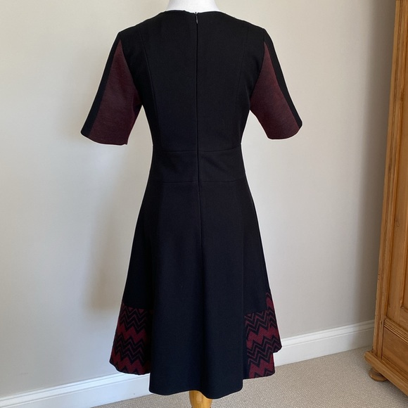 STUNNING Julien Paris Patchwork A-Line Dress Size 2 - Picture 7 of 11